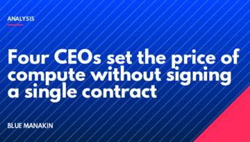 Four CEOs set the price of compute without signing a single contract